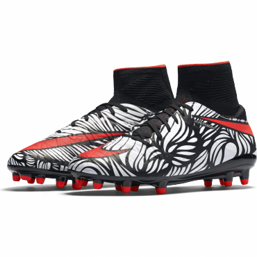 NIKE JR HYPERVENOM PHANTOM 2 NEYMAR JR FG KOPAČKY DĚTSKÉ - Černá, Bílá č.1