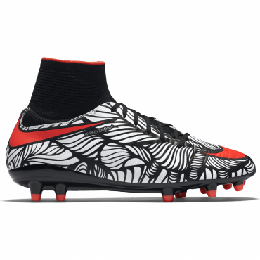 NIKE JR HYPERVENOM PHANTOM 2 NEYMAR JR FG KOPAČKY DĚTSKÉ - Černá, Bílá č.6