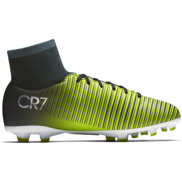 NIKE JR MERCURIAL VICTORY VI CR7 DF FG KOPA KY D TSKE erna Neon luta Produkty GAZZA SPORT