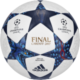 ADIDAS FINALE OMB CARDIFF 2017 FOTBALOVÝ MÍČ velikost 5 - Bílá, Modrá č.8