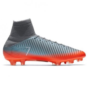 NIKE MERCURIAL VELOCE III DF CR7 FG KOPAČKY PÁNSKÉ - Šedá, Oranžová č.2