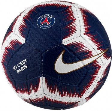 NIKE PSG STRIKE FOTBALOVÝ MÍČ - Tmavě modrá, Bílá č.1