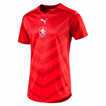 PUMA ČESKÁ REPUBLIKA ORIGINÁL DRES FOTBAL PÁNSKÝ - Červená č.5