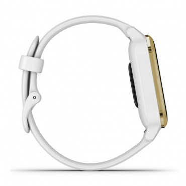 GARMIN VENU SQ LightGold/white Band HODINKY č.2