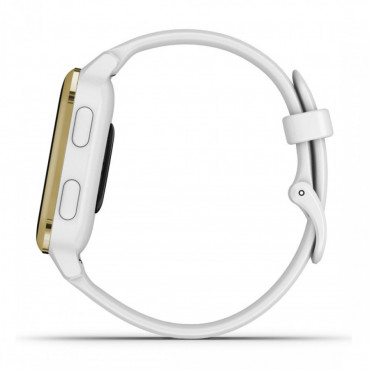 GARMIN VENU SQ LightGold/white Band HODINKY č.4