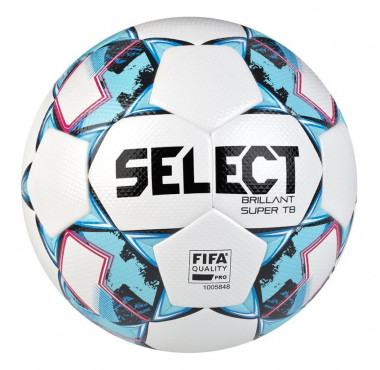 SELECT BRILLANT SUPER TB 2020/21 MÍČ FOTBAL - Bílá, Zelená č.1