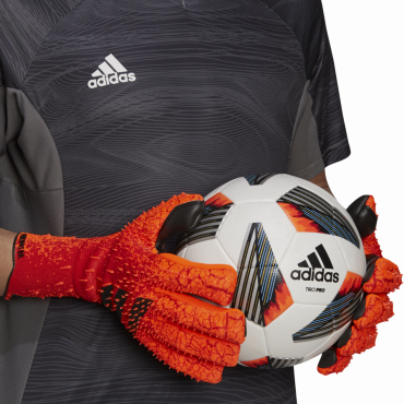 ADIDAS PREDATOR PRO BRANKÁŘSKÉ RUKAVICE - Červená č.4