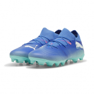 PUMA FUTURE 7 PRO FG/AG JR KOPAČKY DĚTSKÉ - Modrá, Zelená