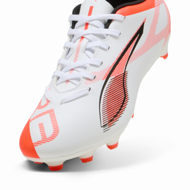 PUMA ULTRA 5 PLAY FG/AG KOPAČKY DĚTSKÉ - Bílá, Oranžová, Černá č.5