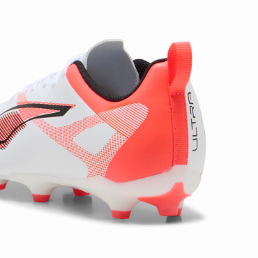 PUMA ULTRA 5 PLAY FG/AG KOPAČKY DĚTSKÉ - Bílá, Oranžová, Černá č.6